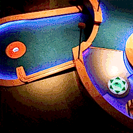 GIF of a hole in one