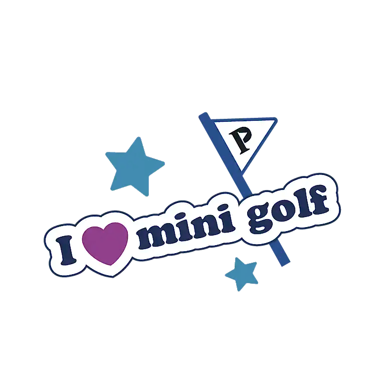 "i (purple heart) mini golf"